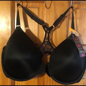MAIDENFORM BLACK TBACK 38DD BRA